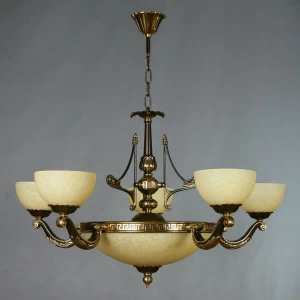 Подвесная люстра Ambiente Tenerife 02166/5 PB желтая AMBIENTE ДИЗАЙНЕРСКИЕ, TENERIFE 188237 Желтый