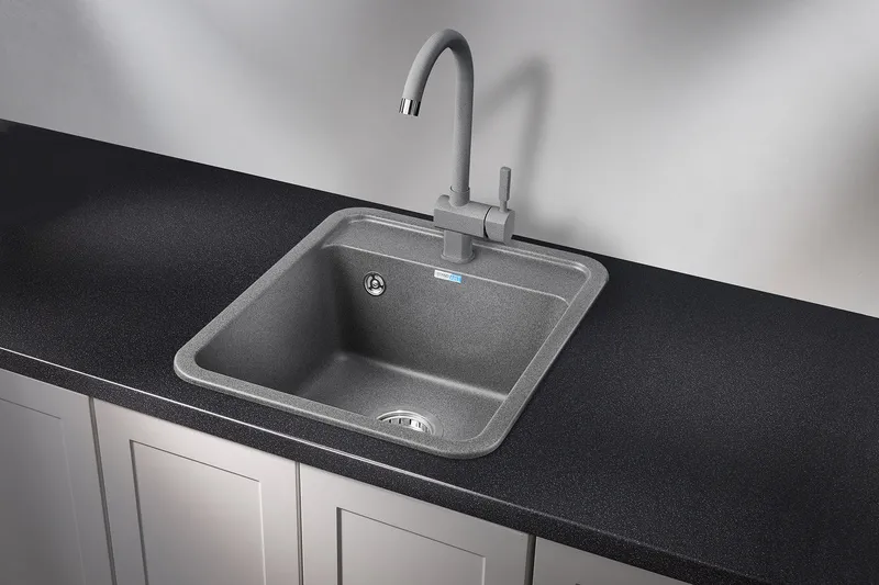 4202, ГРАФИТ, кухонная мойка, СтандАРТ кварц GRANULA Standart 4202-ST23