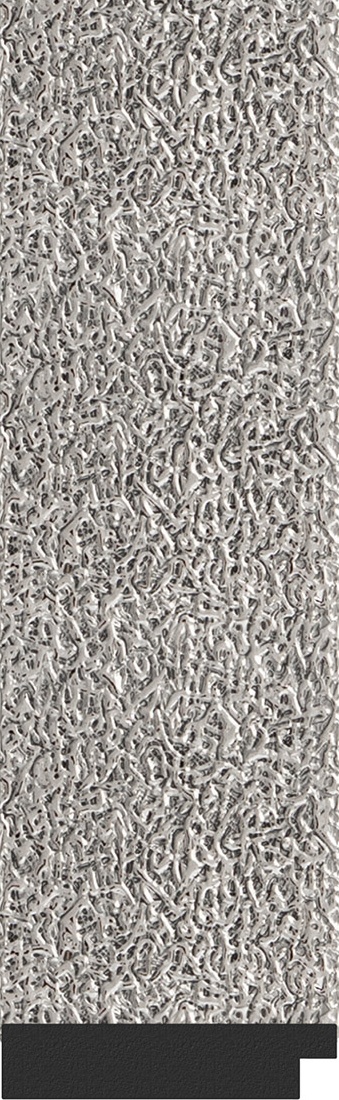 BY 4496 Зеркало с гравировкой в багетной раме - чеканка серебряная 90 mm EVOFORM Exclusive-G - Вид №3