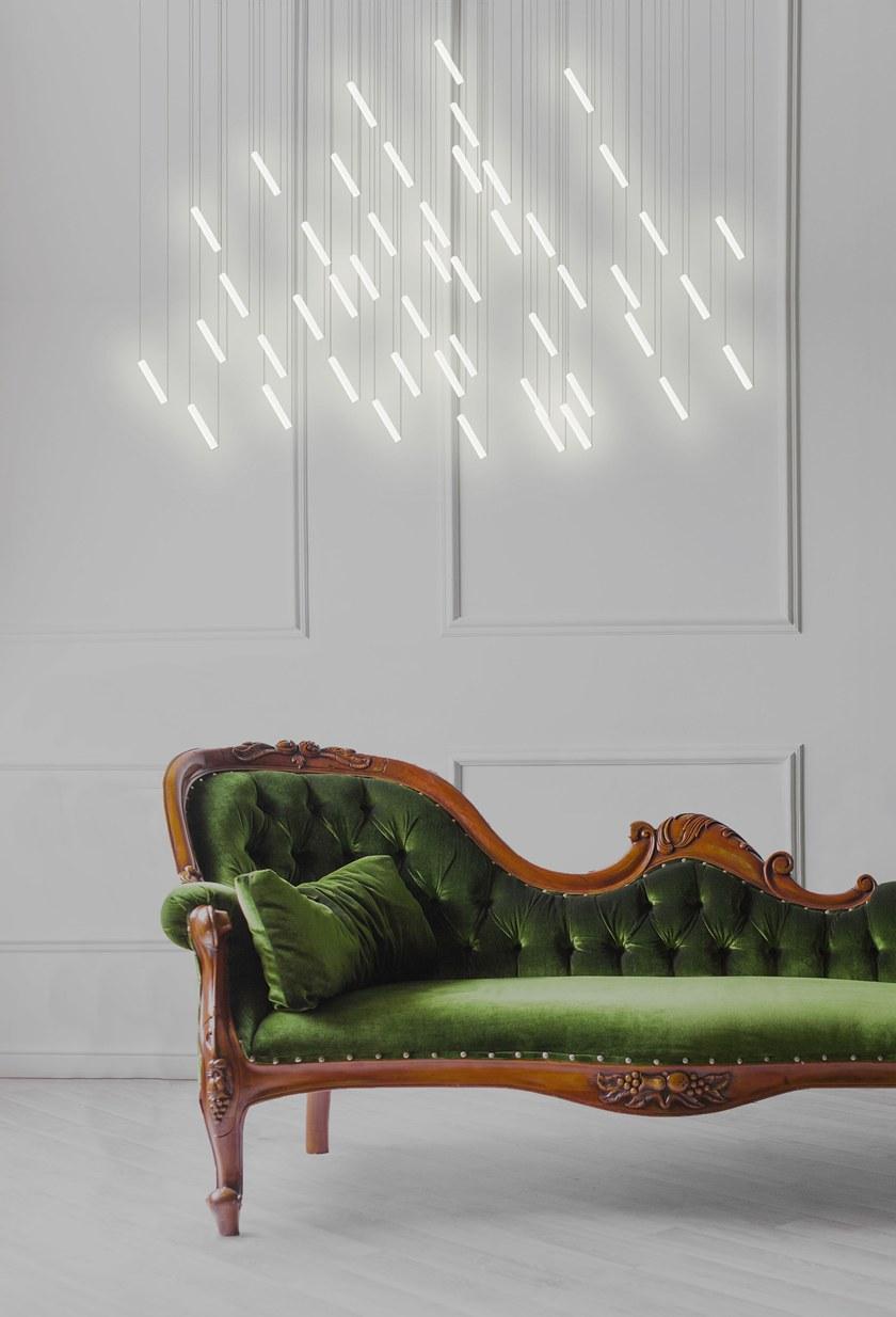 Beau & Bien Фарфоровая светодиодная люстра с диммером Rainy day sun-id-1377671 - Вид №14