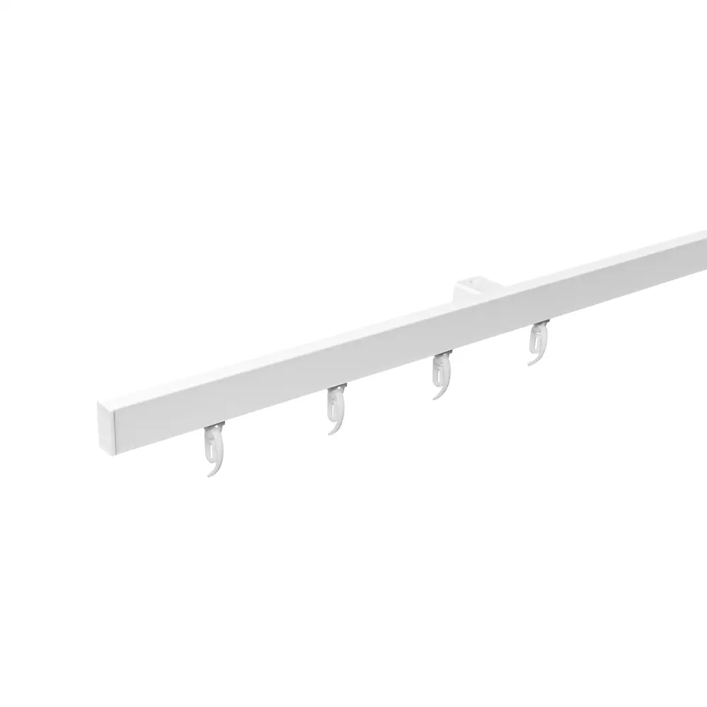 Карниз ARTTEX Facile для штор 320 см алюминиевый белый 88521529 STLM-0077832