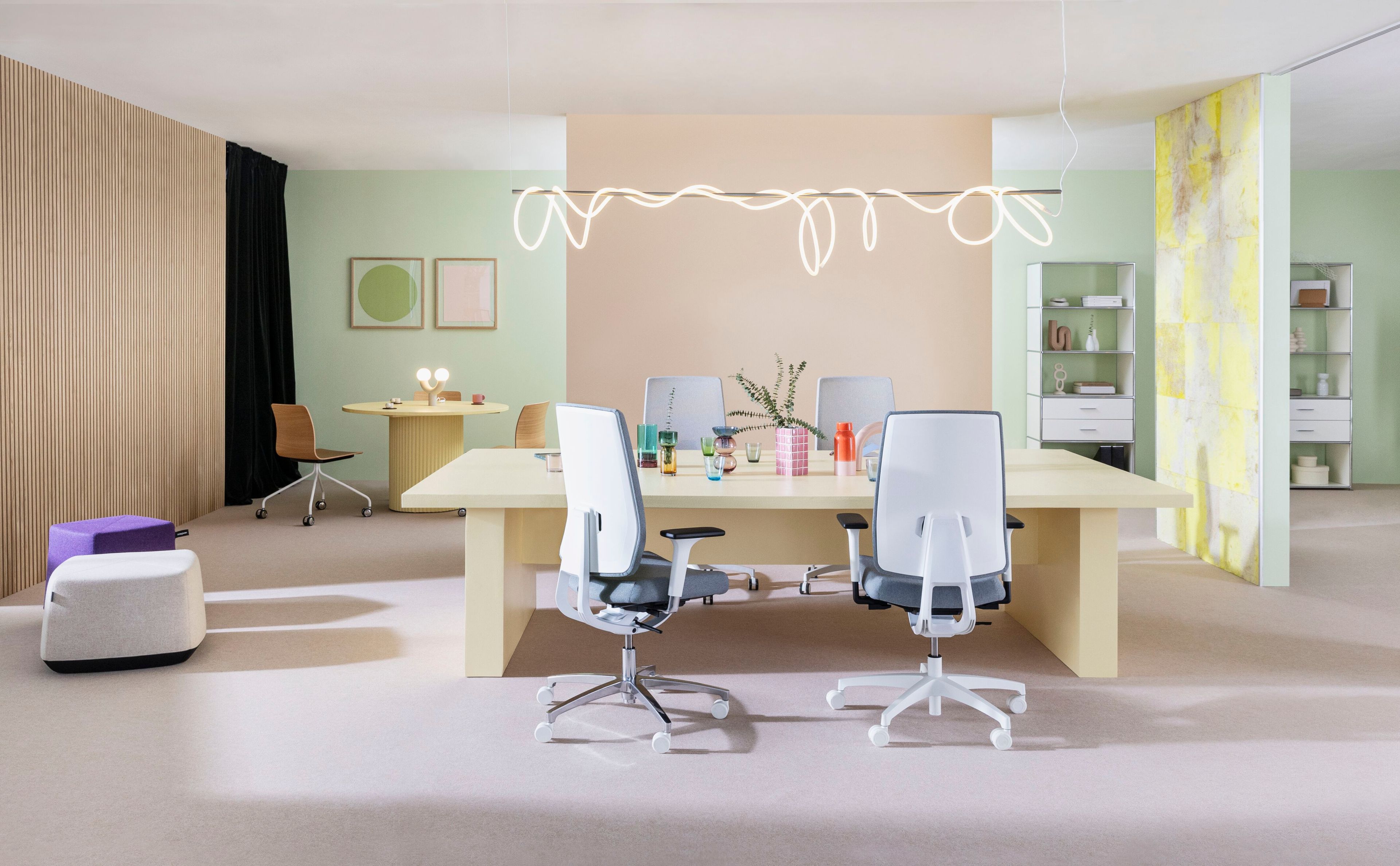 Офисное кресло с регулируемой высотой и высокой спинкой Dauphin Indeed Automatic ARCH-00150253 - Вид №3