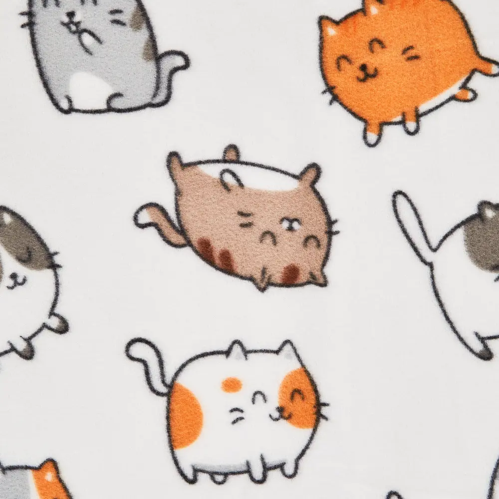 Плед Кот милашка 130x170 см флис цвет разноцветный Ardenza Детство STLM-2123613 - Вид №1