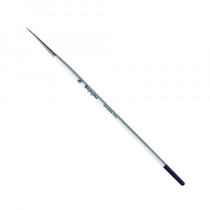 102331 Кисть колонок Баргузин круглая короткая ручка d-0.8 №00 Альбатрос