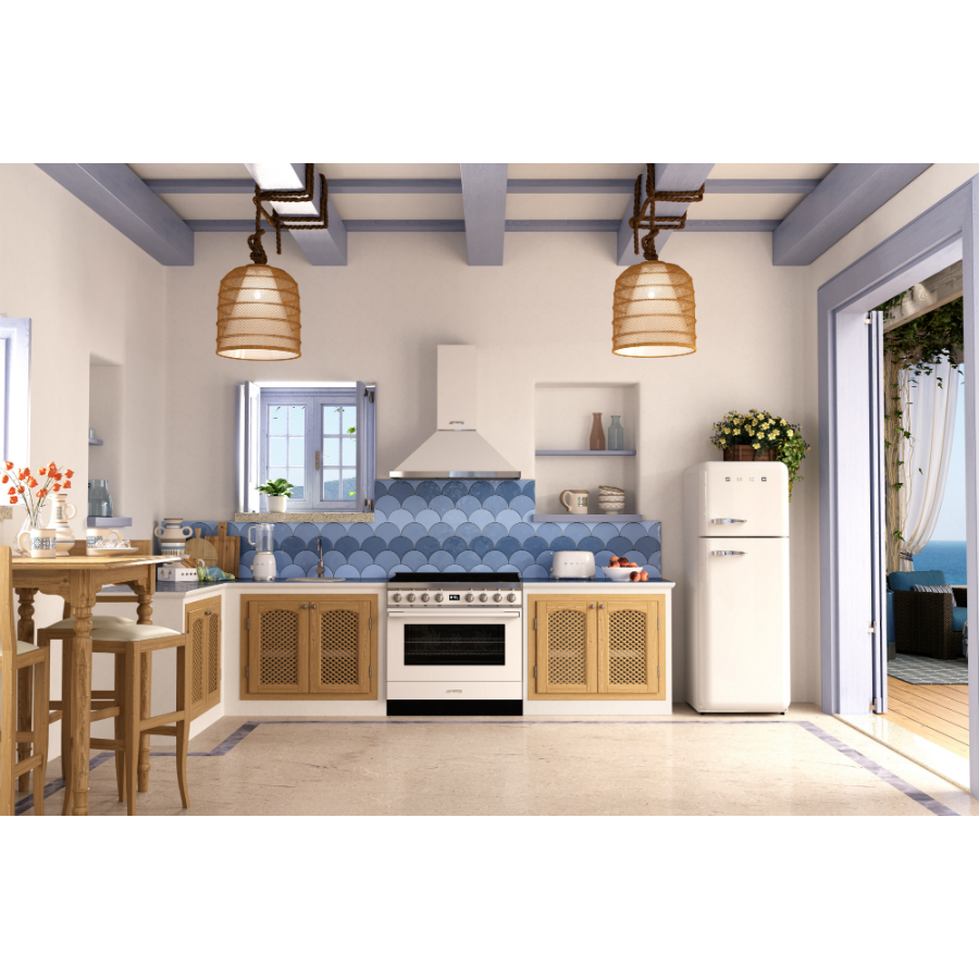 Тостер Smeg на 2 ломтика, белый TSF01WHEU - Вид №2