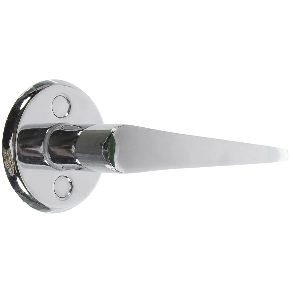 Ручки дверные на розетке Palladium 019 (5/60), алюминий, цвет глянцевый хром STLM-2116886