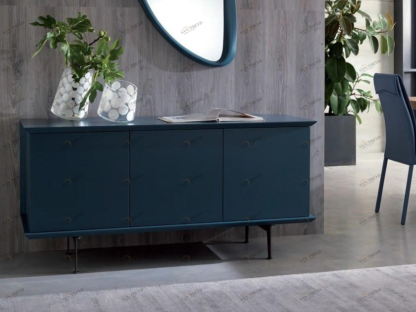 Ozzio Italia Буфет из лакированной древесины с распашными дверцами Brera X302