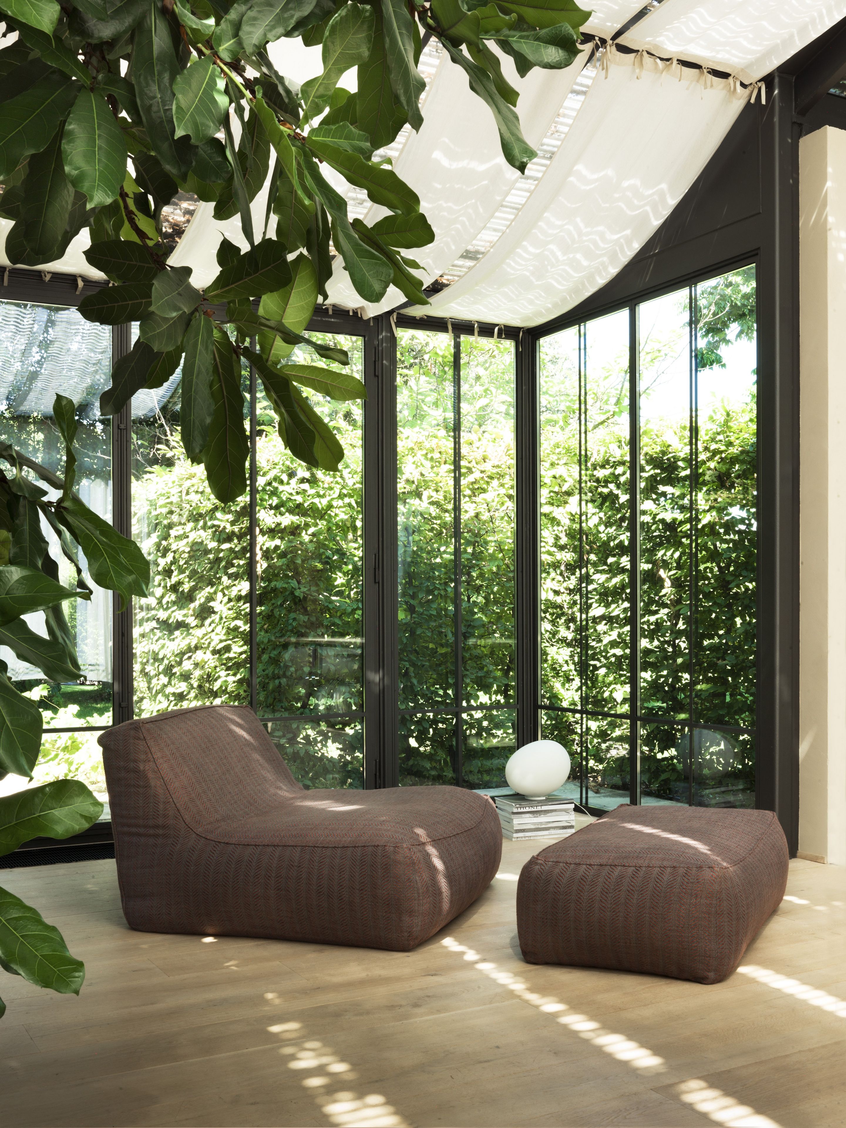 Съемный пуф из ткани Verzelloni Зои Мор ARCH-00055909 - Вид №1