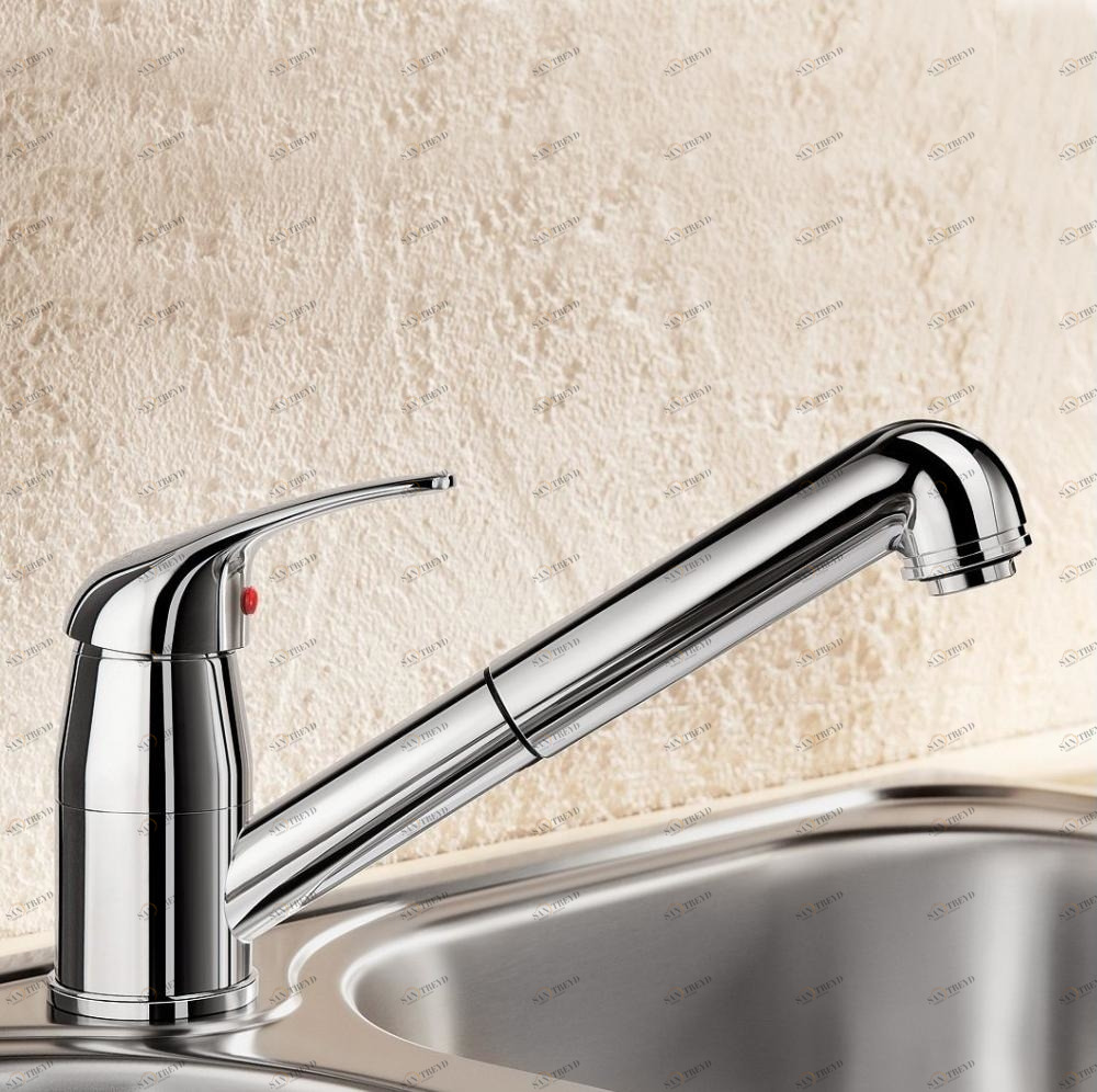 Смеситель для кухни DARAS с выдвижным изливом 524190 BLANCO