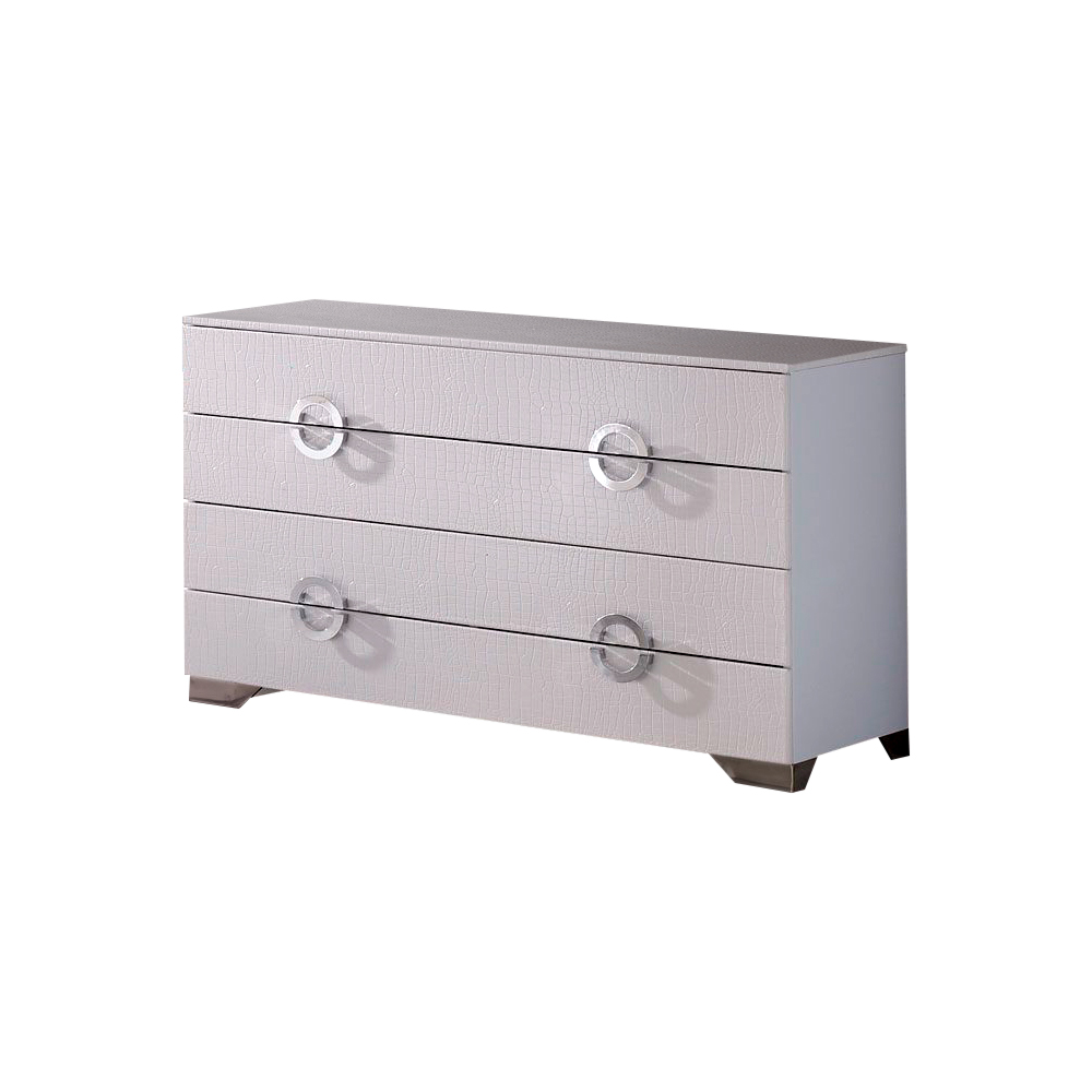 Комод белый с 4 ящиками Eternity ESF ДИЗАЙНЕРСКИЕ, CONTEMPORARY 043937 Белый  - Вид №1