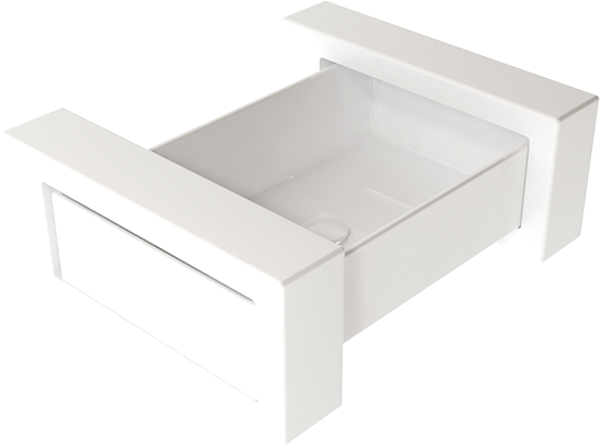 BXLAME600 Подвесная раковина настенная GSG CERAMIC BOX