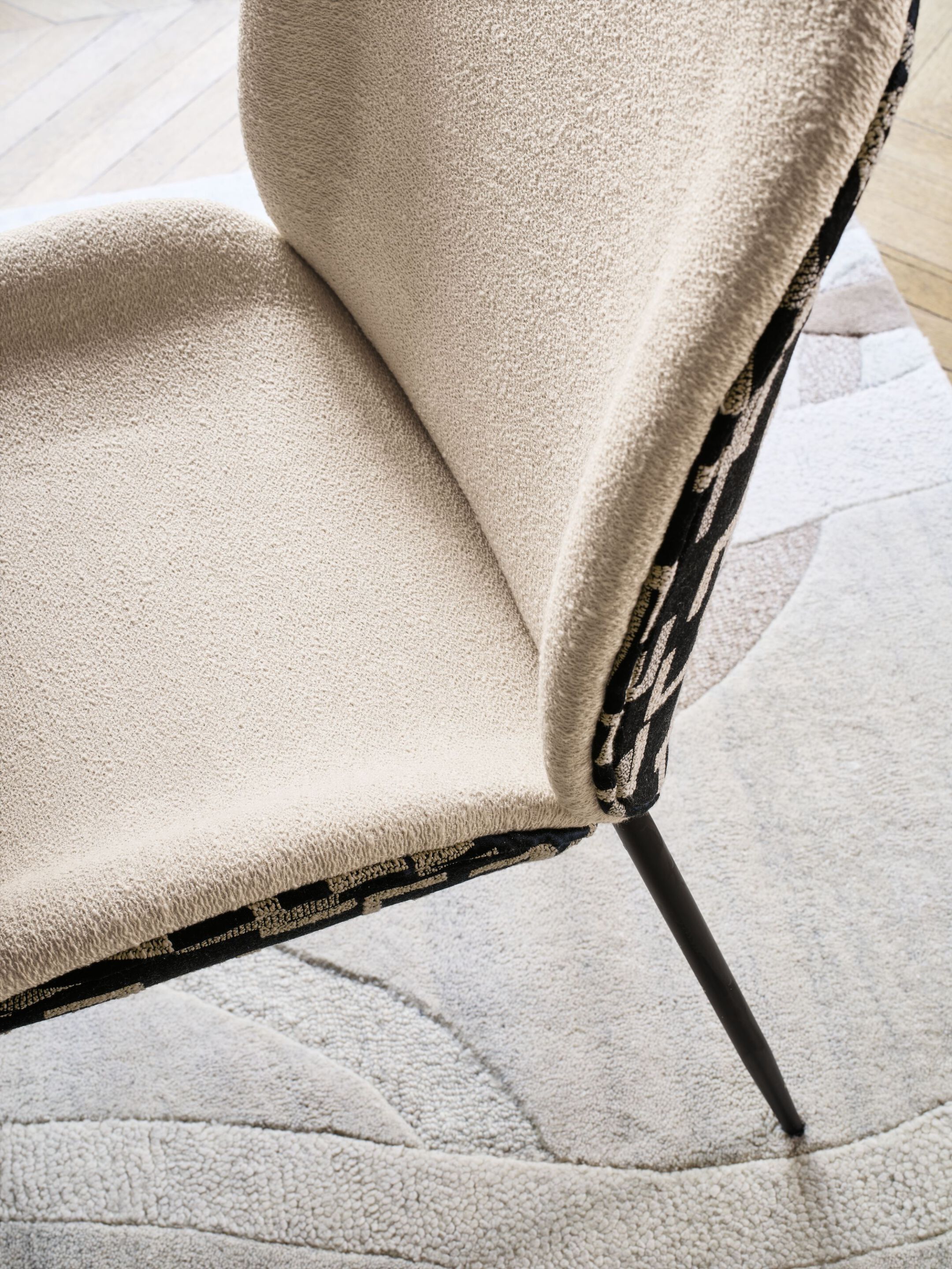 Однотонная ткань букле Casamance Regard ARCH-00096444