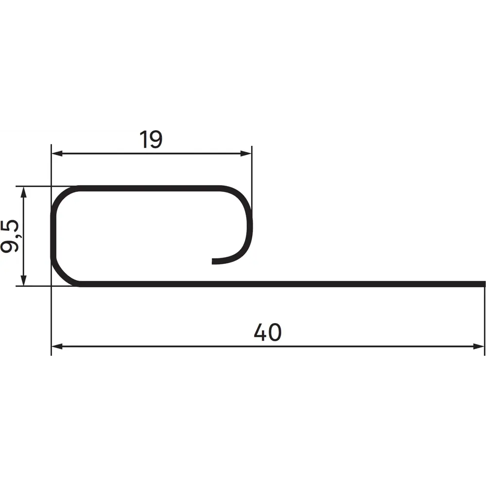 Планка финишная для сайдинга MONLID цвет бежевый STLM-2021231 - Вид №1
