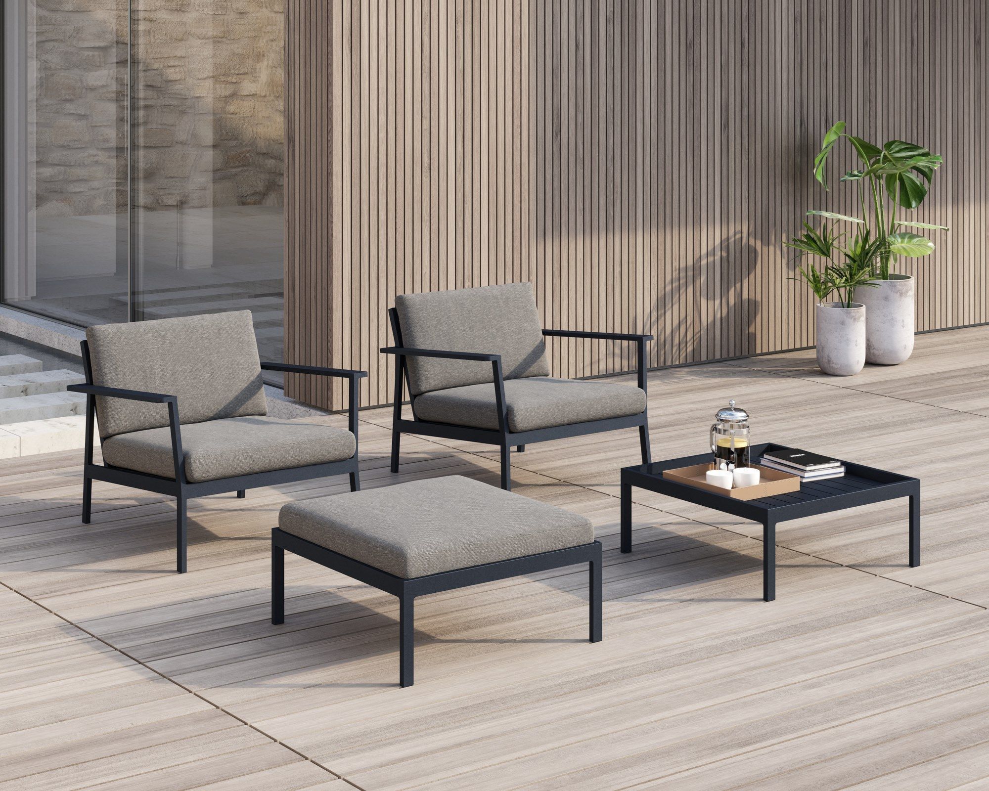 Sunbrella®квадратный садовый пуф Case Eos ARCH-00118368 - Вид №6