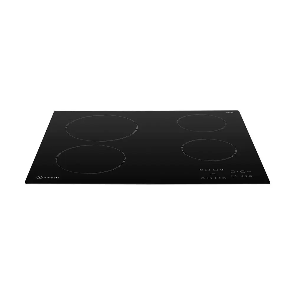Варочная панель электрическая INDESIT RI 260 C 4 конфорки 58x51 см цвет чёрный STLM-2112527 - Вид №1
