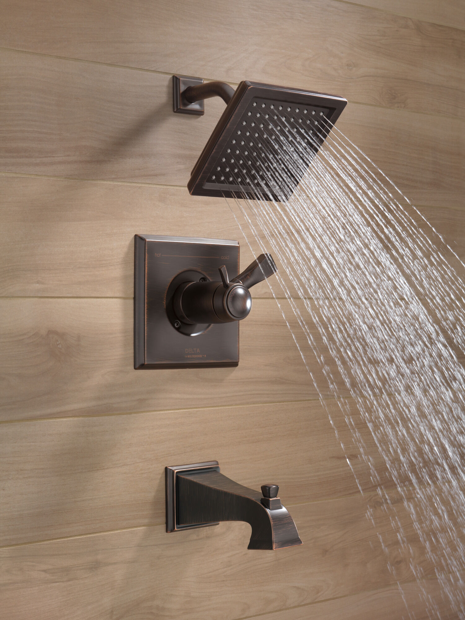 T17T451-RB-WE Для ванны и душа TempAssure® серии 17T Delta Faucet Dryden Венецианская бронза  - Вид №1