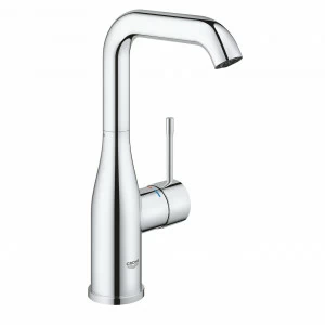 Смеситель для раковины GROHE Essence New с нажимным донным клапаном, размер L, хром (23799001)