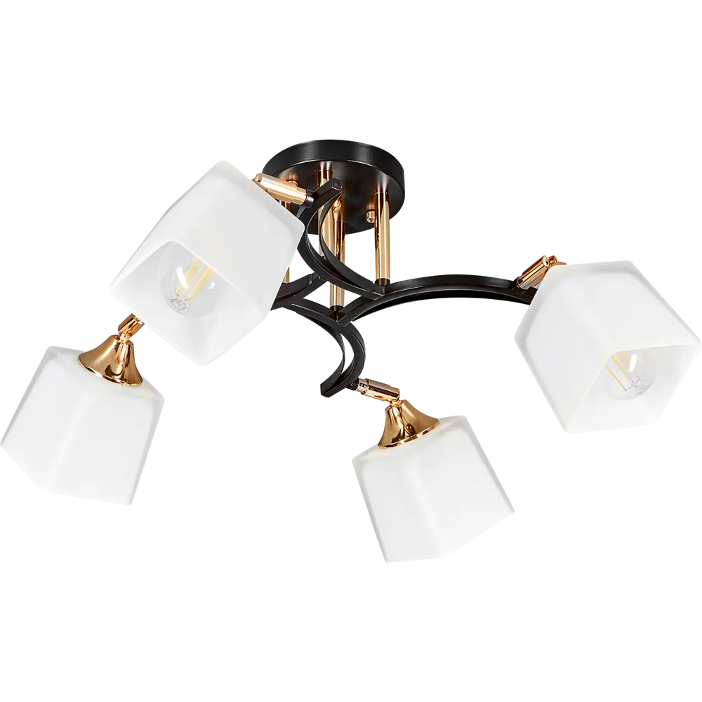 Люстра De City Тетро - современная потолочная с четырьмя стеклянными кубами 88038453 STLM-0922470 - Вид №2