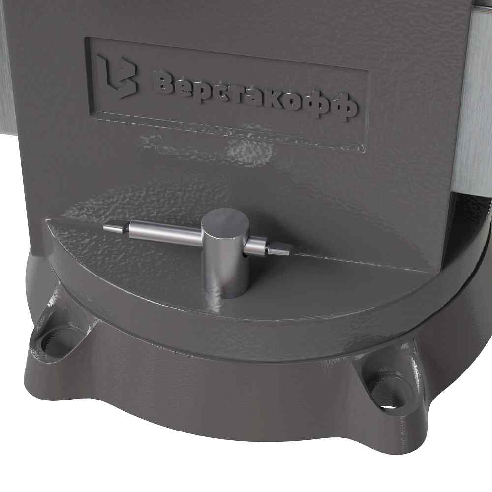 Тиски чугунные поворотные с наковальней Верстакофф M 125 BV-125 - Вид №2