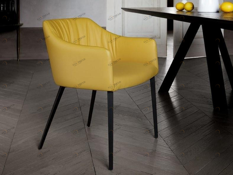 Ronda Design Мягкое бархатное кресло с подлокотниками Asana sun-id-1500872