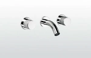 RUBINETTERIE STELLA Смеситель для ванны настенный на 3 отверстия Bamboo