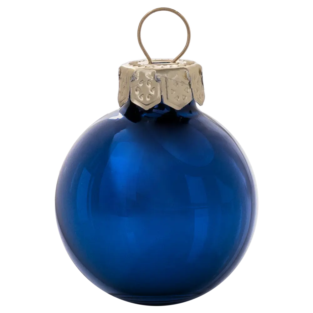 87036346 Набор новогодних шаров Christmas ø3 см стекло цвет синий 20 шт. STLM-1507763 Santreyd  - Вид №2