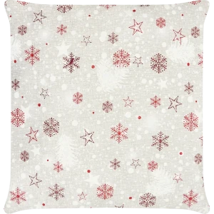 Подушка "Снежинки" 40x40 см цвет серый 82745972 STLM-2201566