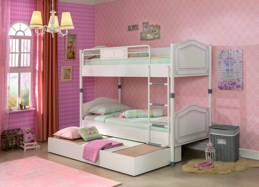 Детская двухъярусная кровать белая 90х200 см Selena CILEK SELENA 00-3832158 Белый Santreyd - Вид №3