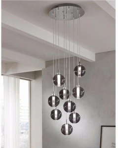 Cangini & Tucci Подвесной светильник из металлизированного боросиликатного стекла Eclisse 1299.9l