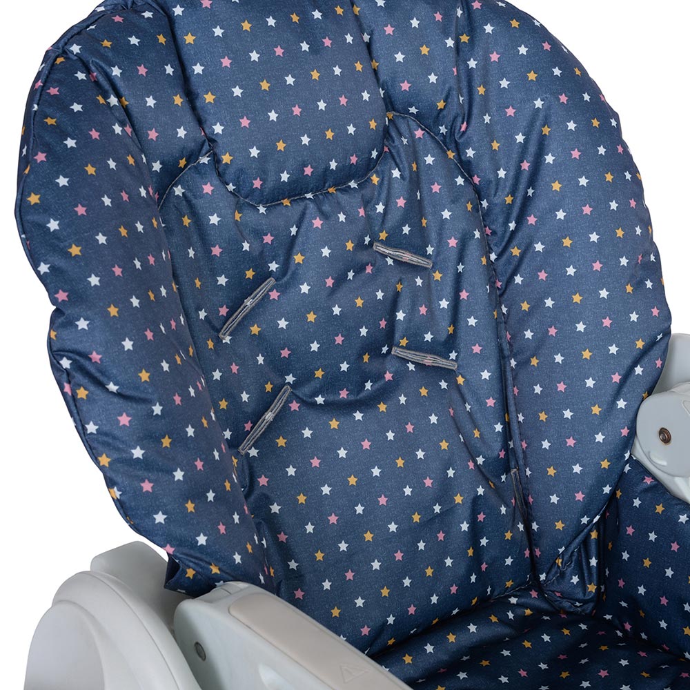Съемный чехол для стульчика для кормления "Темная ночь" (водостойкое покрытие) VAMVIGVAM  281618 Синий Santreyd  - Вид №1