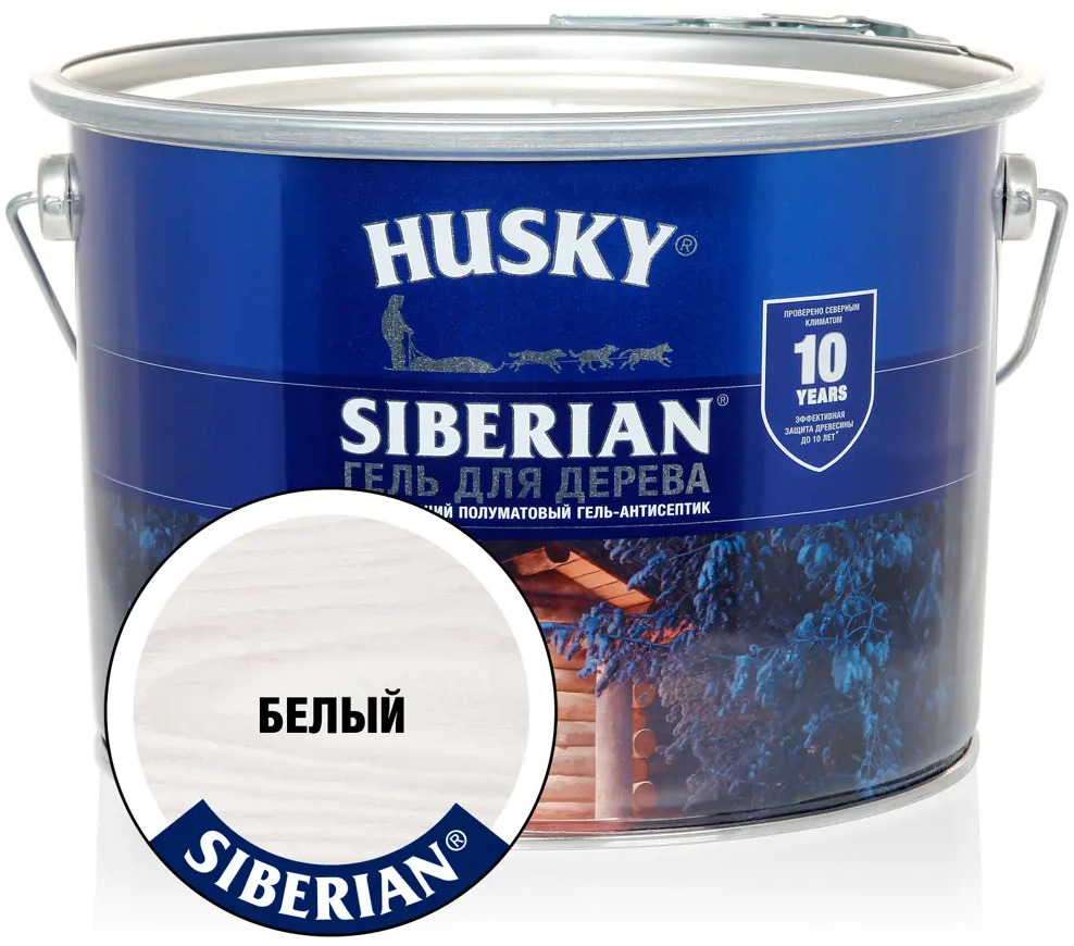 90286402 Антисептик HUSKY 25297 полуматовый белый 9 л STLM-0855659
