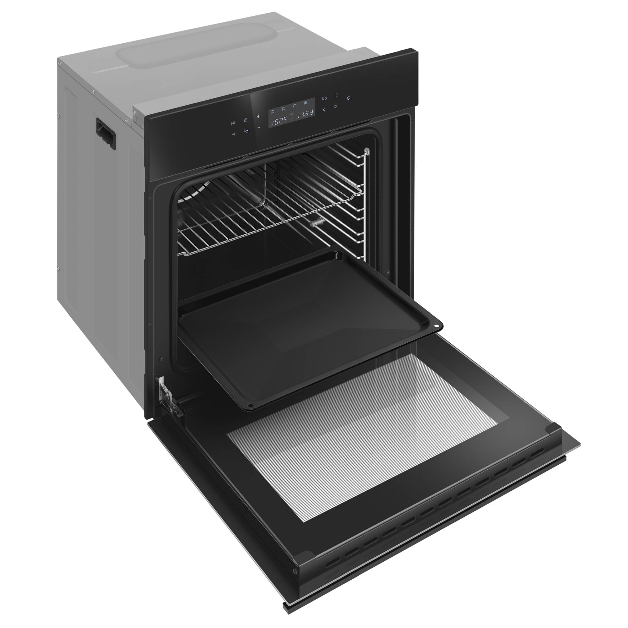 9202552 Электрический духовой шкаф Meferi MEO606BK ULTRA черный STDN-0138068 - Вид №7