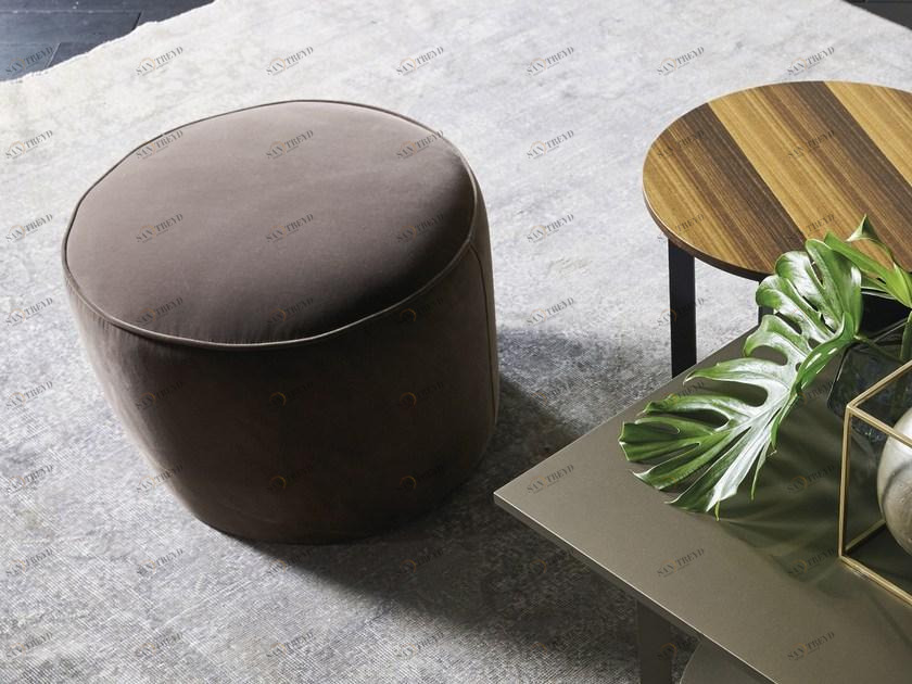 EmmeBi Круглый бархатный пуф Grace sun-id-1364442