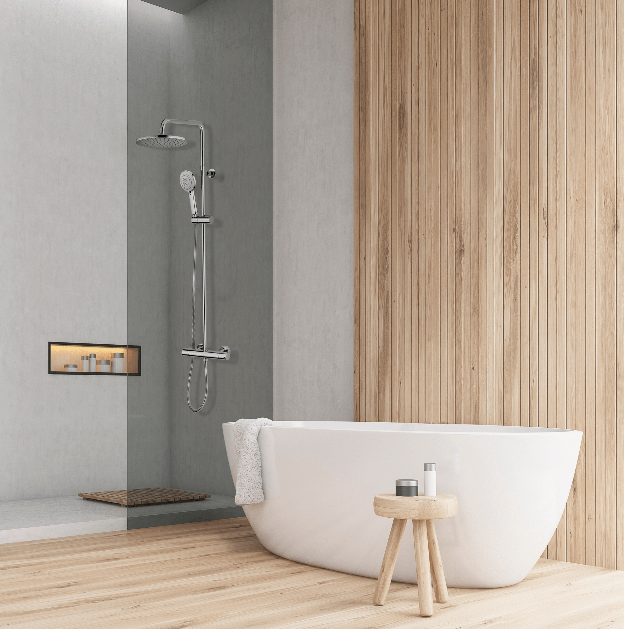 L10001 Душевая колонна COSMO Ø 280 mm - Termostatico BOSSINI  - Вид №1