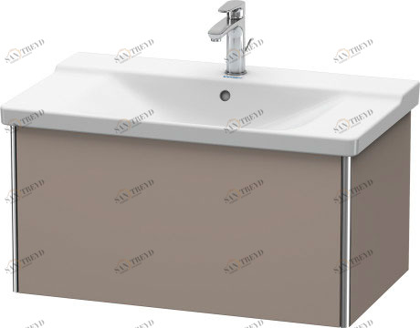 XS408104343 XSquare Тумбочка подвесная Базальт матовый, декор Duravit