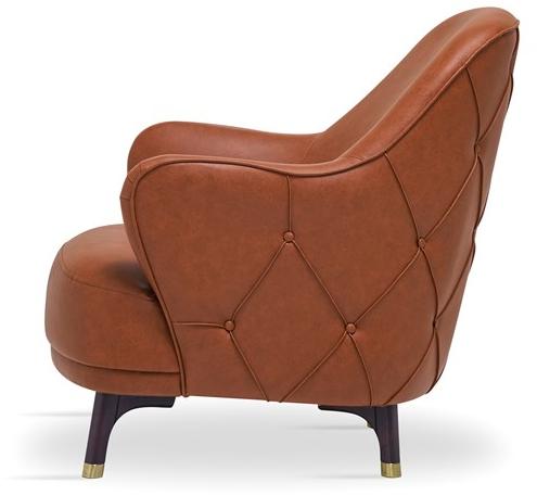 Enza Home Кресло из кожзаменителя с подлокотниками Navona sun-id-1474490 - Вид №2