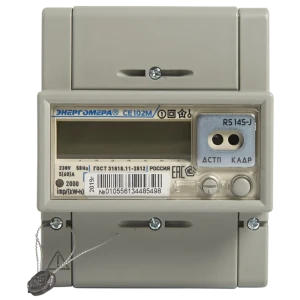 Счётчик электроэнергии Энергомера CE102М R5 145-J однофазный