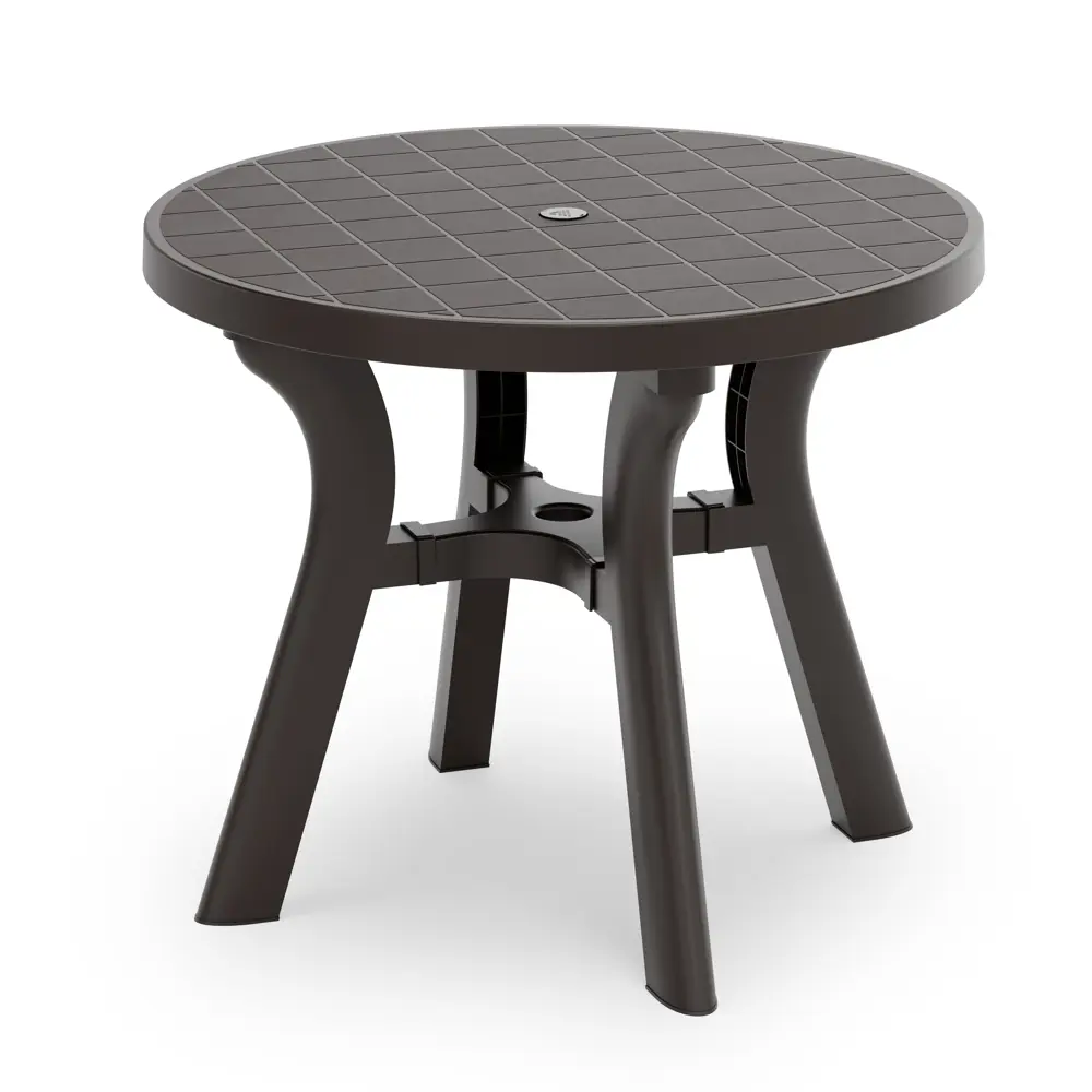 Стол садовый Атлант 90x90x77 см пластик мокко Santreyd STLM-2163995