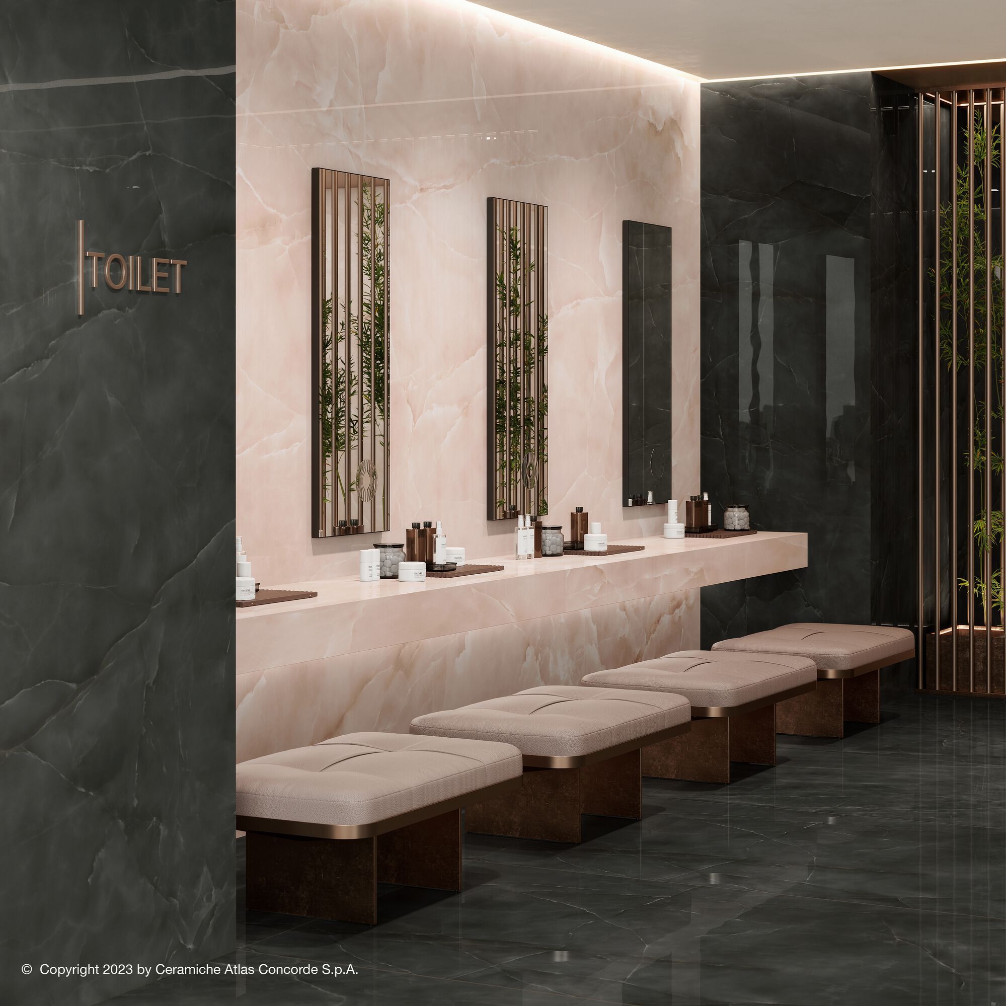 Напольное / керамогранит с эффектом оникса Atlas Concorde Marvel Onyx ARCH-00100320 - Вид №35