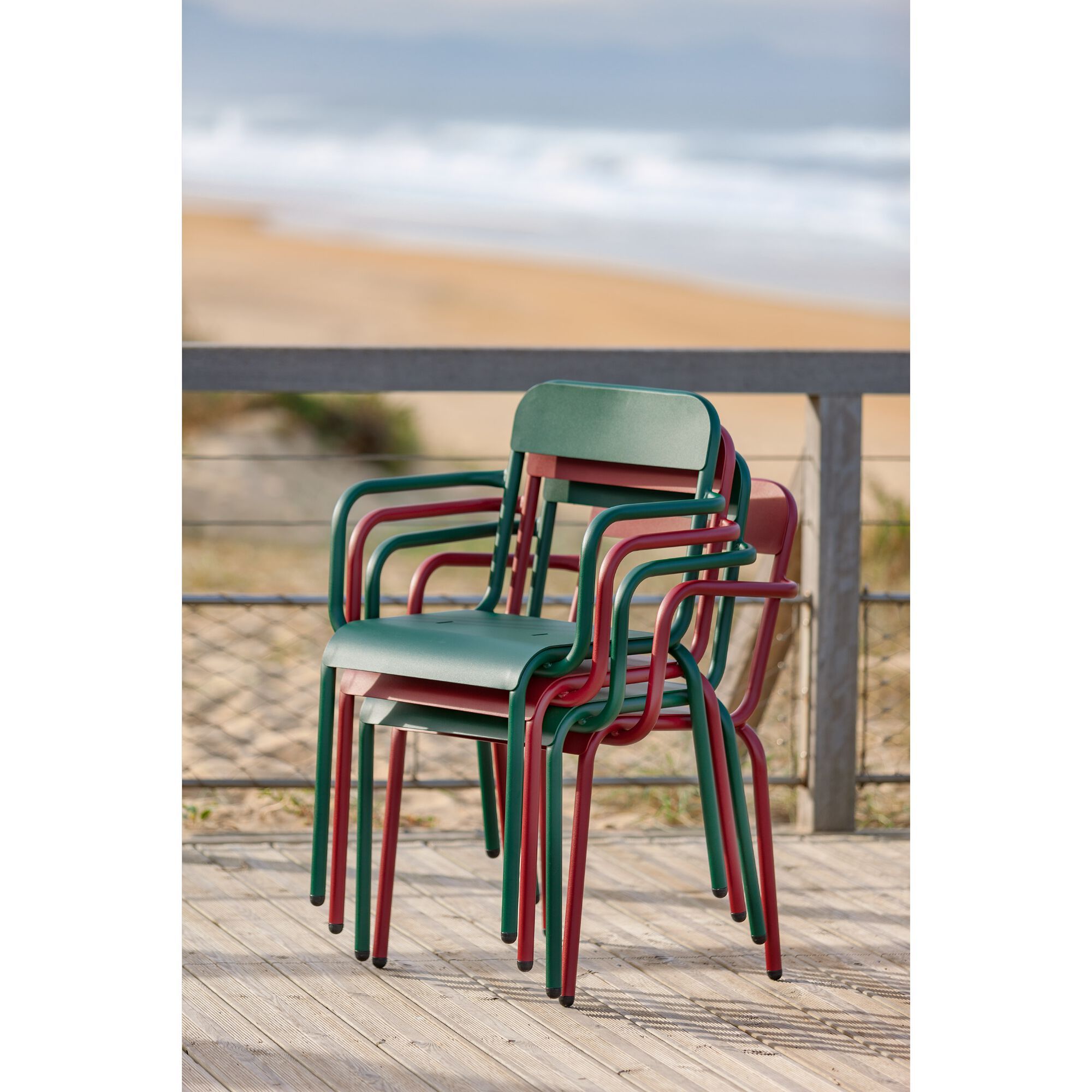 Штабелируемый стул с подлокотниками iSimar ARCH-00063189 - Вид №2