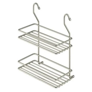 Полка двухъярусная малая Delinia 130х200х280 мм цвет хром 15869788 STLM-2034156