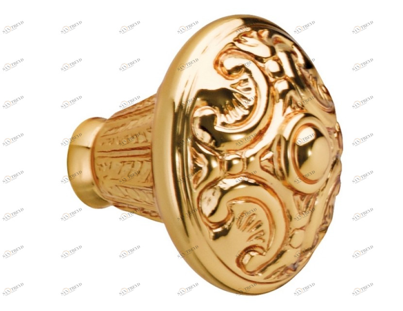 0Z5757.000.01 Диаметр ручки шкафа 34 мм Золото 24К Mestre 