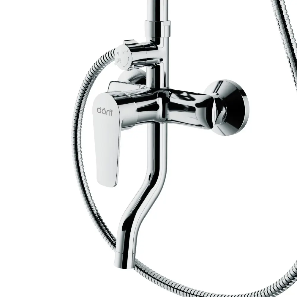 Комплект с верхним душем и смесителем Dorff Comfort STLM-2173816 - Вид №3
