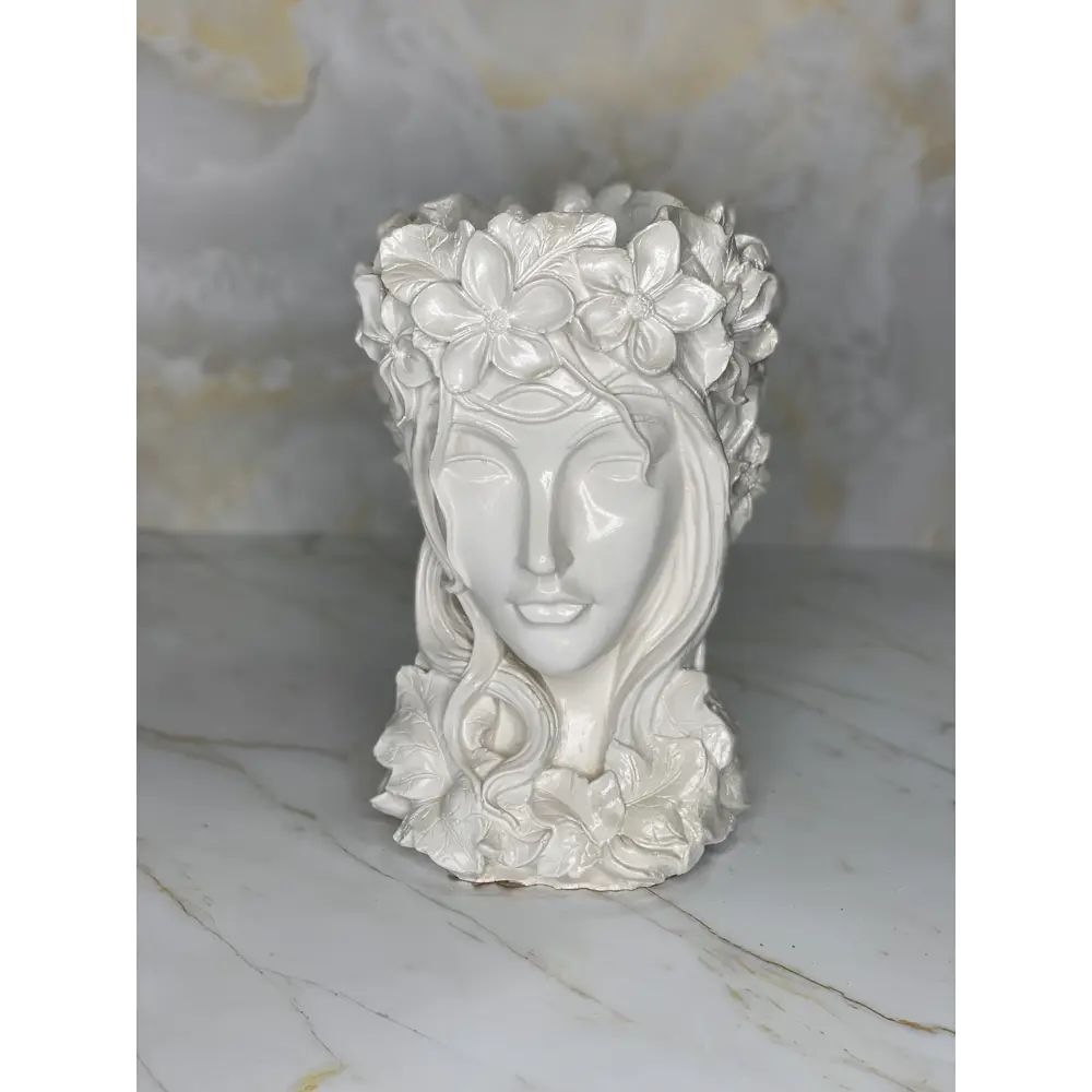 Ваза для цветов Адель гипс белый Santreyd STLM-2010980 - Вид №6