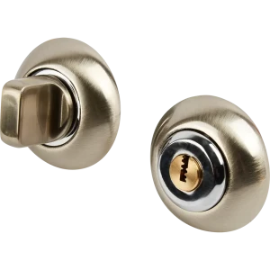 Фиксатор с замком Armex Megapolis WC-K-0803-NI, ЦАМ, цвет серебро