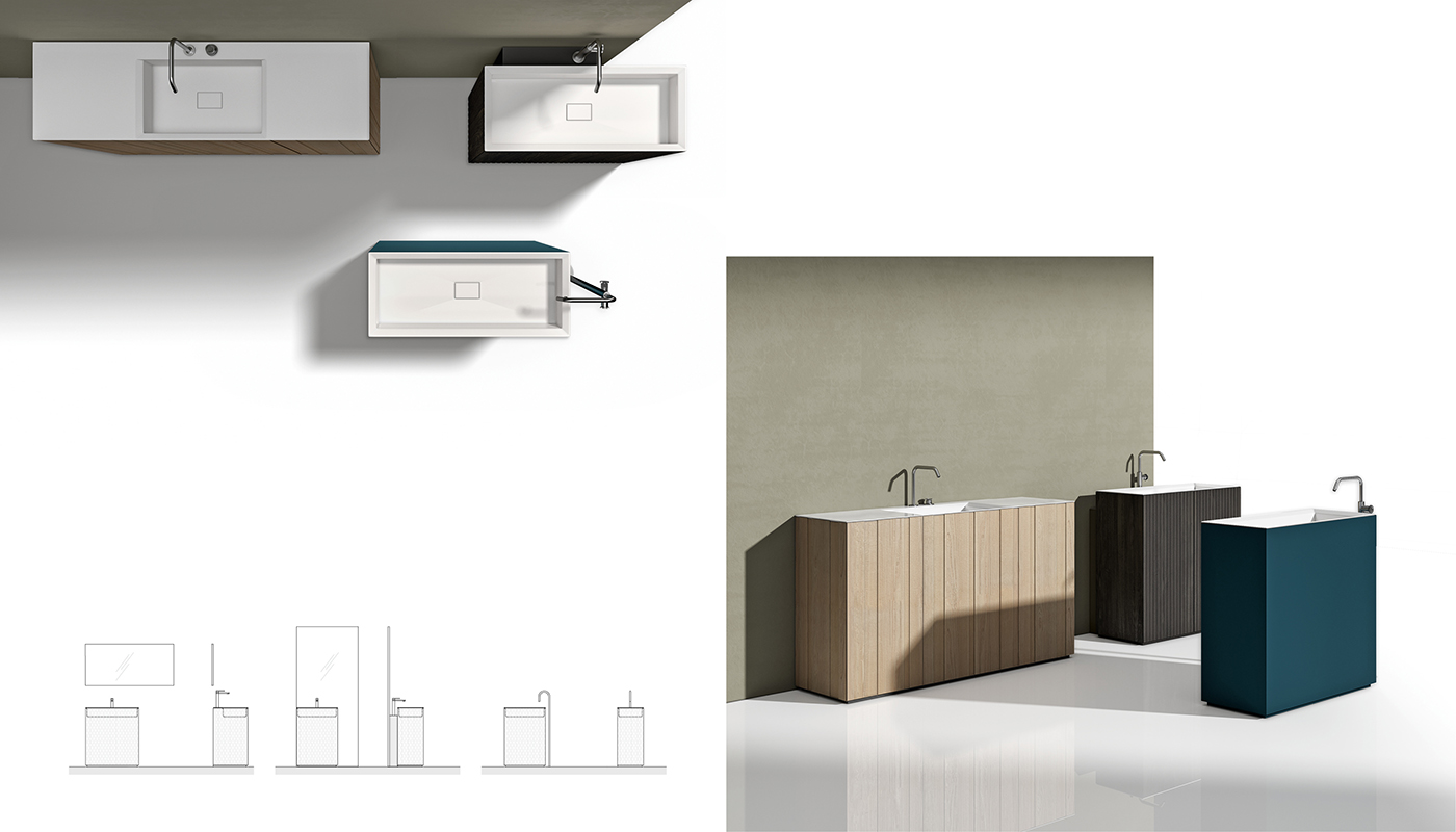 Edone УМЕНЬШЕННАЯ ГЛУБИНА ВЕРХА со встроенным умывальником sun-id-2009025 - Вид №4