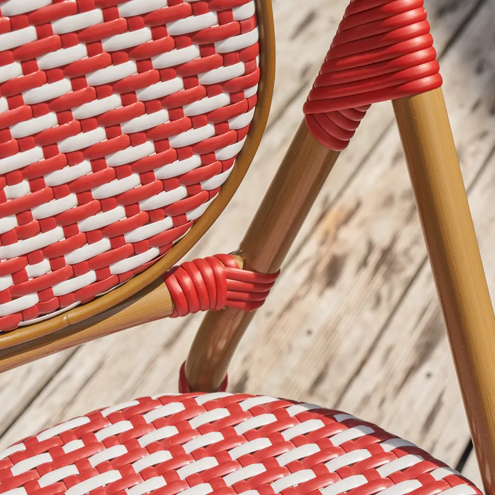 Стол садовый Naterial Paris 60x60x74.5 см чугун/камень цвет бежево-черный STLM-2100781 - Вид №8