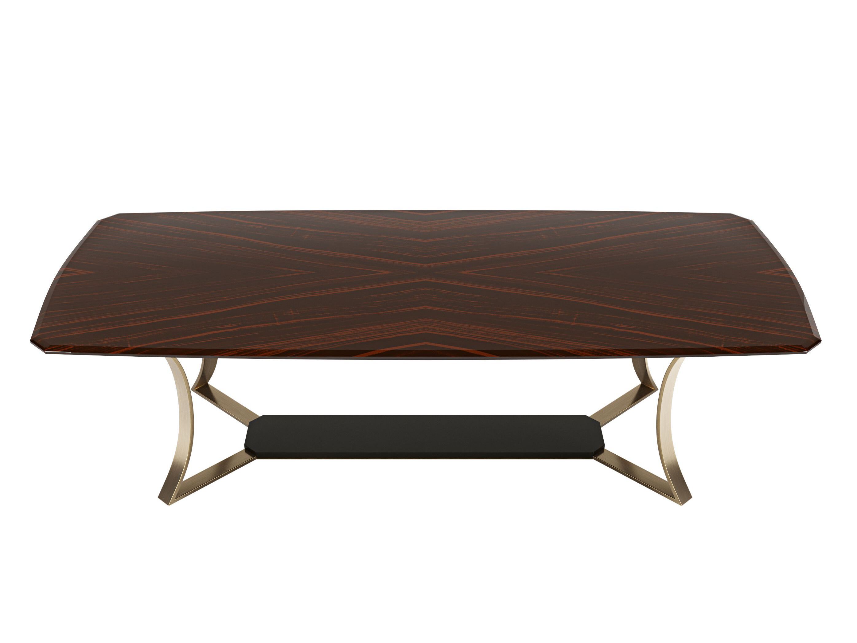 Деревянный и металлический прямоугольный обеденный стол Capital Collection Must ARCH-00114517 - Вид №3