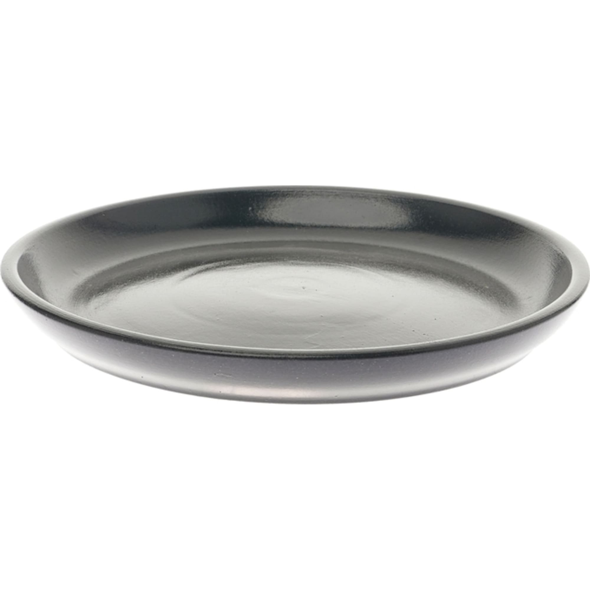 82624775 Поддон для горшка №2 Ø9.5 см, керамика, цвет чёрный Santreyd 