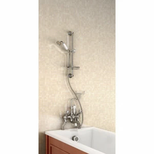 Душевая стойка со смесителем "под наклоном" [H230-BI] Birkenhead Burlington T9-QT, T18, T3, V23/ARCV23 CHR, V33